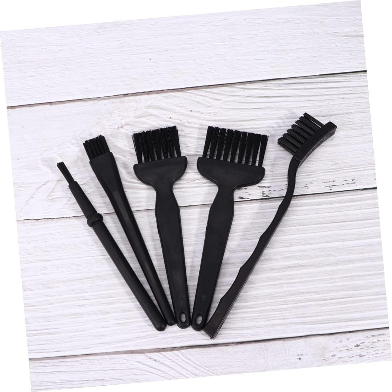 5pcs Electric Cleaning Brush Detail Cleaning Brush for Dust Removal Safe for Mobiles Computers Keyboards