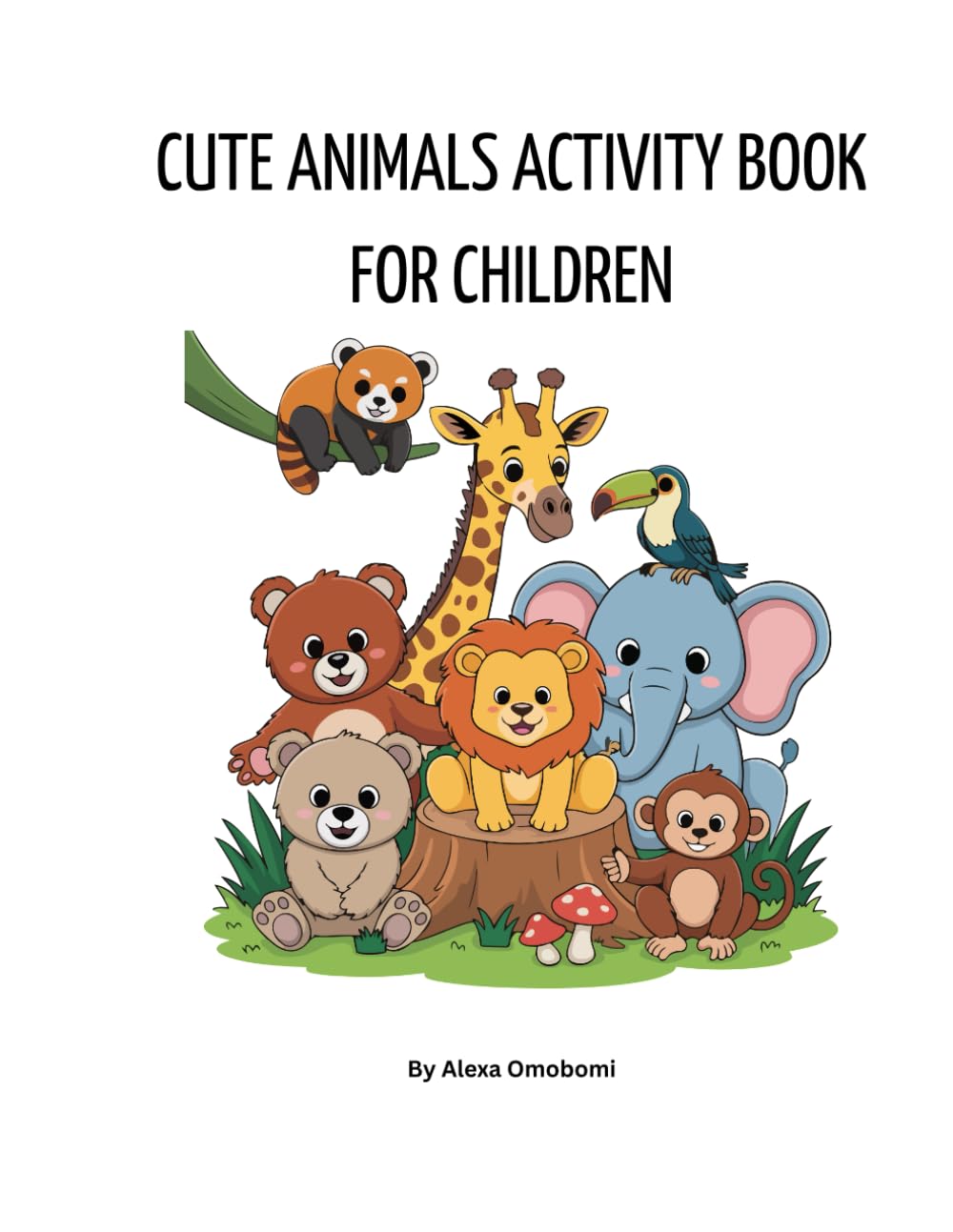 CUTE ANIMALS ACTIVITY BOOK FOR CHILDREN