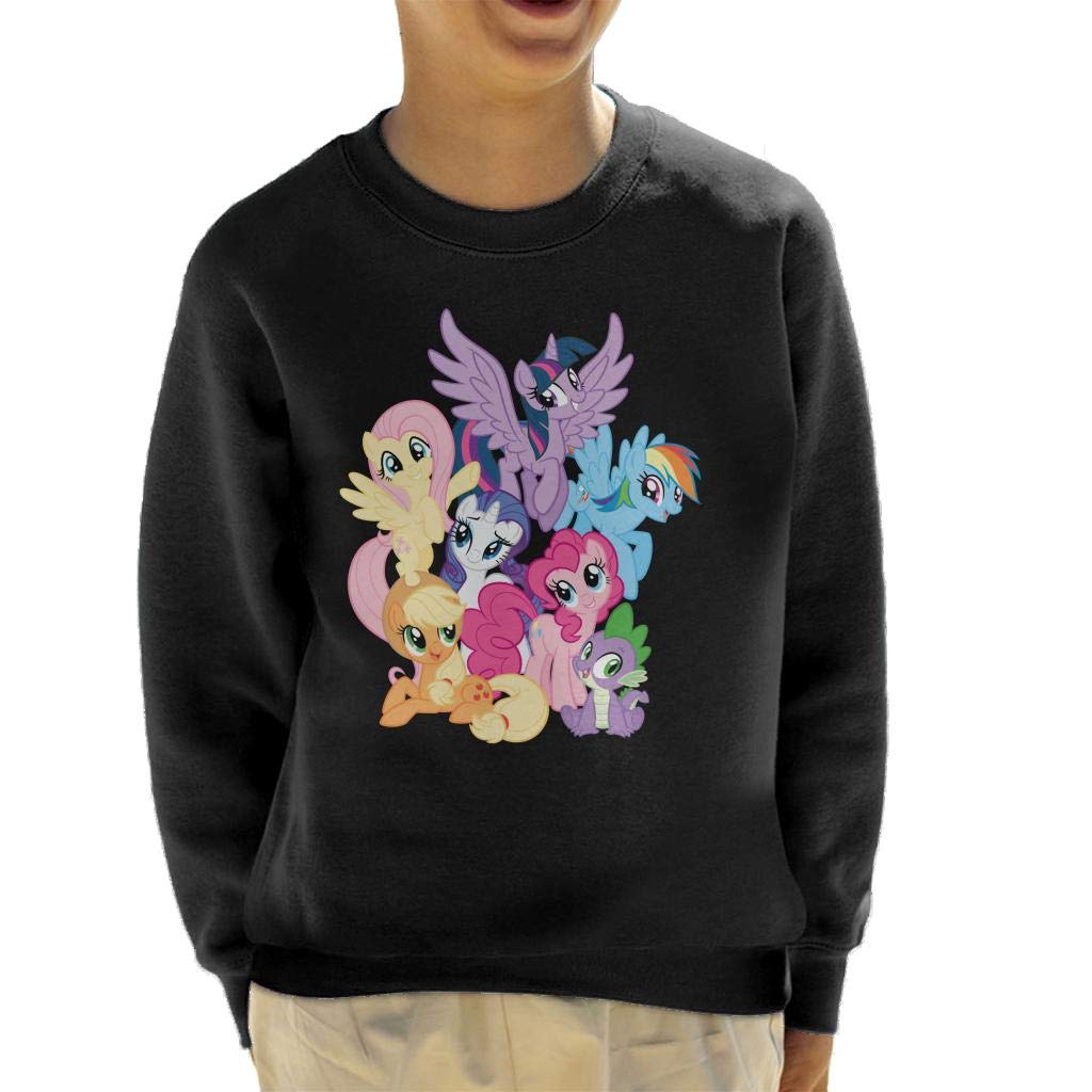 My Little Pony Squad Together Kid's Sweatshirt Black