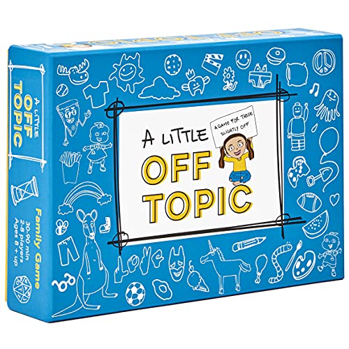 A Little Off Topic Board Game for Kids 8-12 - Fun Card Game for Family Game Night Ages 8 and Up