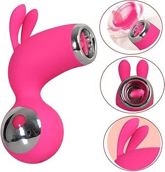 Vibrador, silicona lengüetas vibradores para Masturbator ...