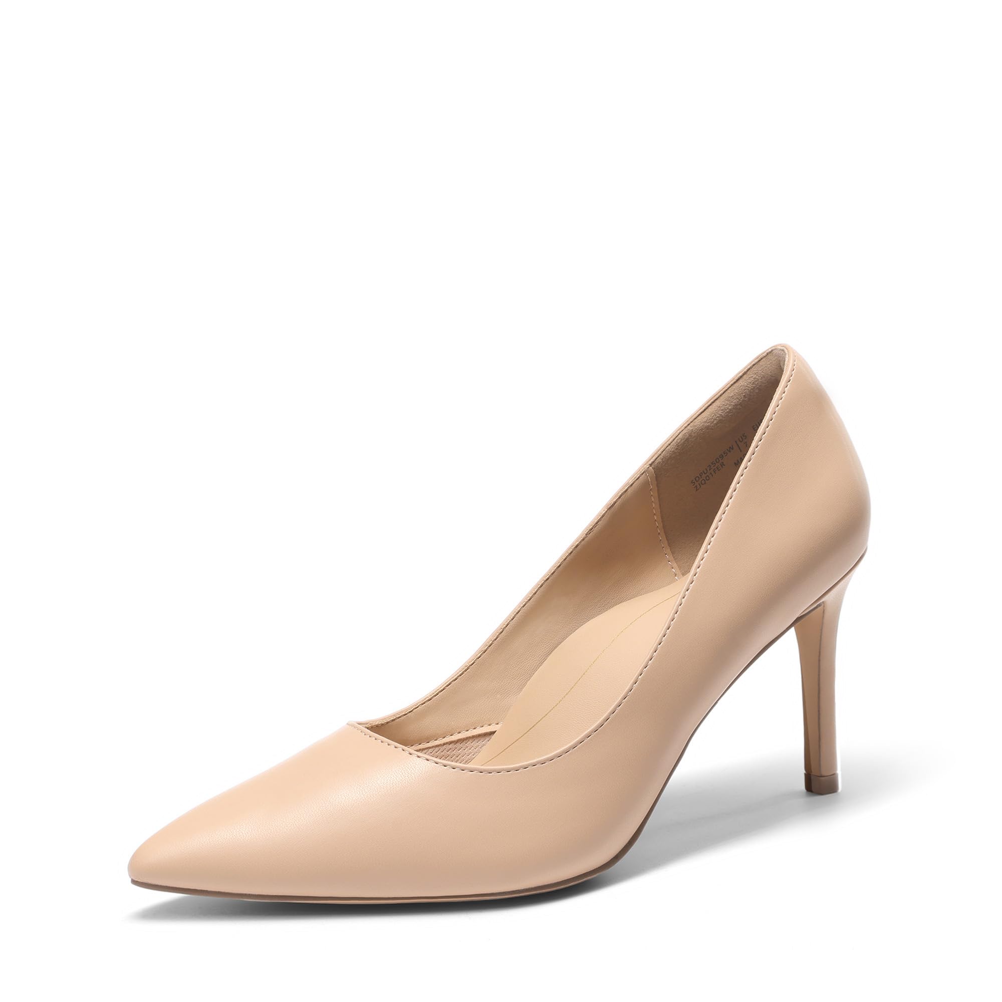 DREAM PAIRS Damen High Heels Spitze Stiletto Pumps | zum Hineinschlüpfen modische bequeme elegante Brautschuhe