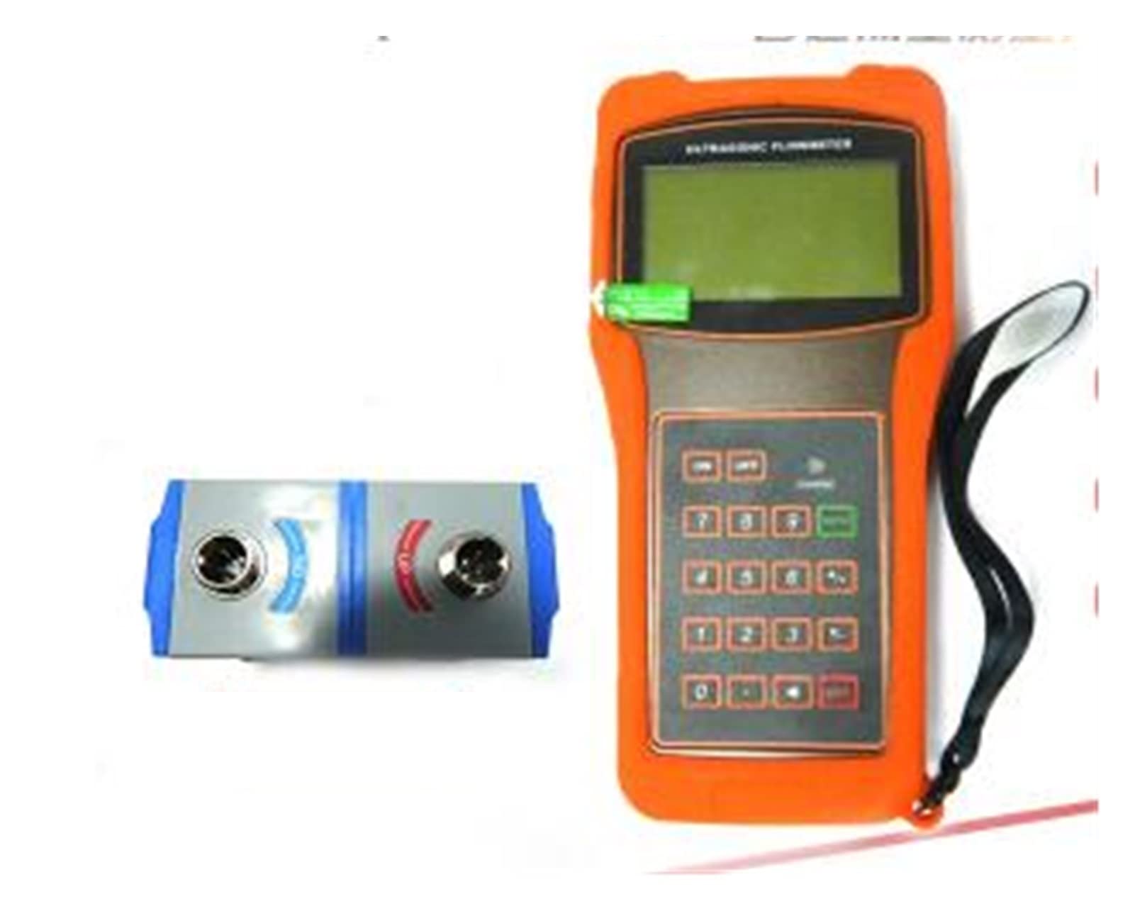 CUDTAPI Digital Turbine Flowmeter TUF-2000H Digital Ultrasonic Flowmeter Flow Meter With Standard Transducer TM-1 Measuring Range DN50-700mm(3Colors 10X 01)