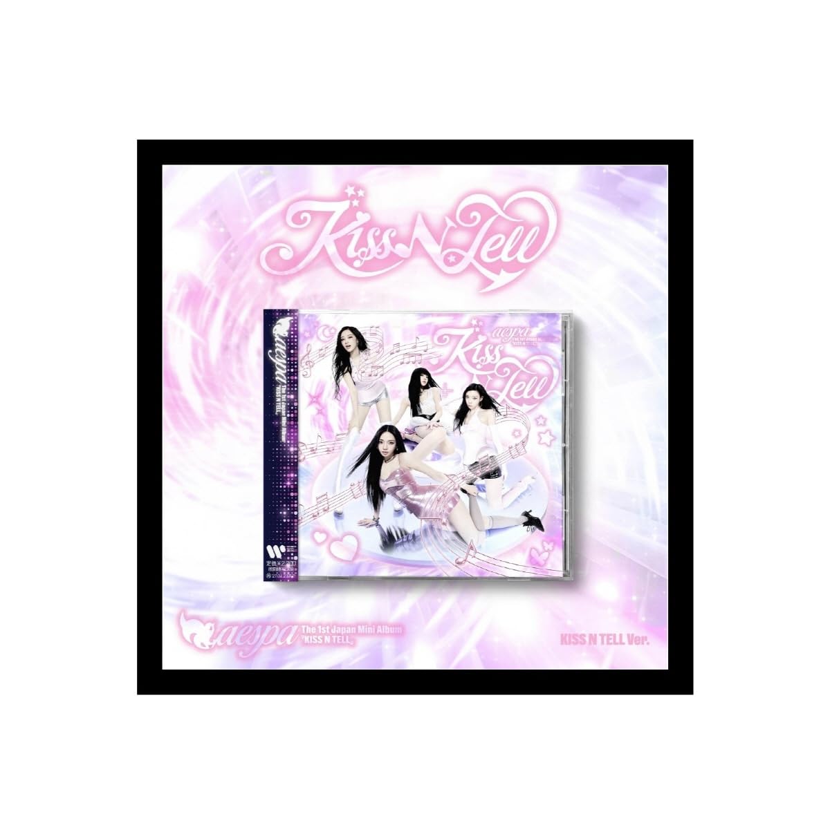 aespa - Japan 1st Mini Album Kiss N Tell (KISS N TELL Ver.)