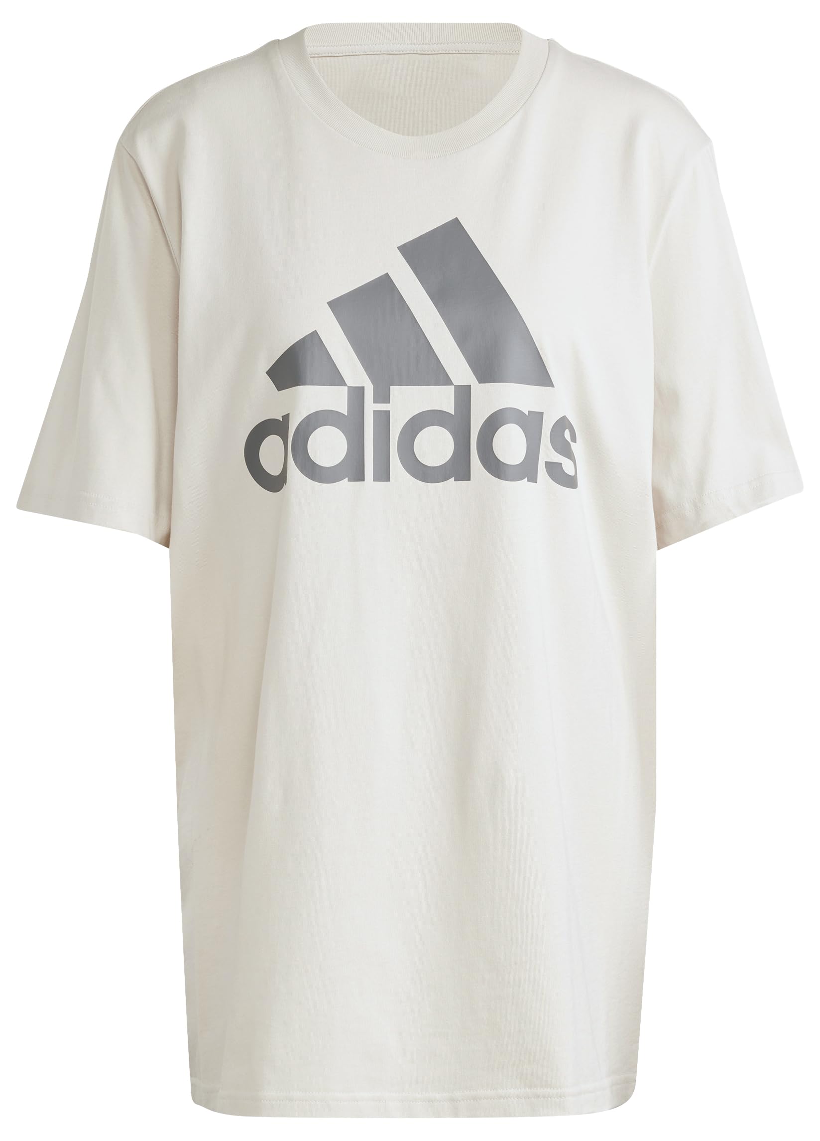 adidas Men's Essentials Single Jersey Big Logo Tee, Alumina/Grey Four, L