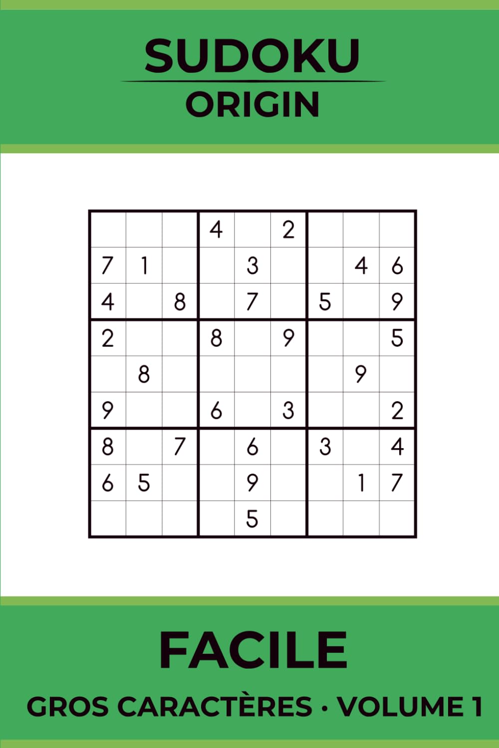 Sudoku en Gros Caractères pour Seniors & Adultes: Puzzles Faciles à Lire pour Améliorer la Concentration, la Mémoire et la Détente