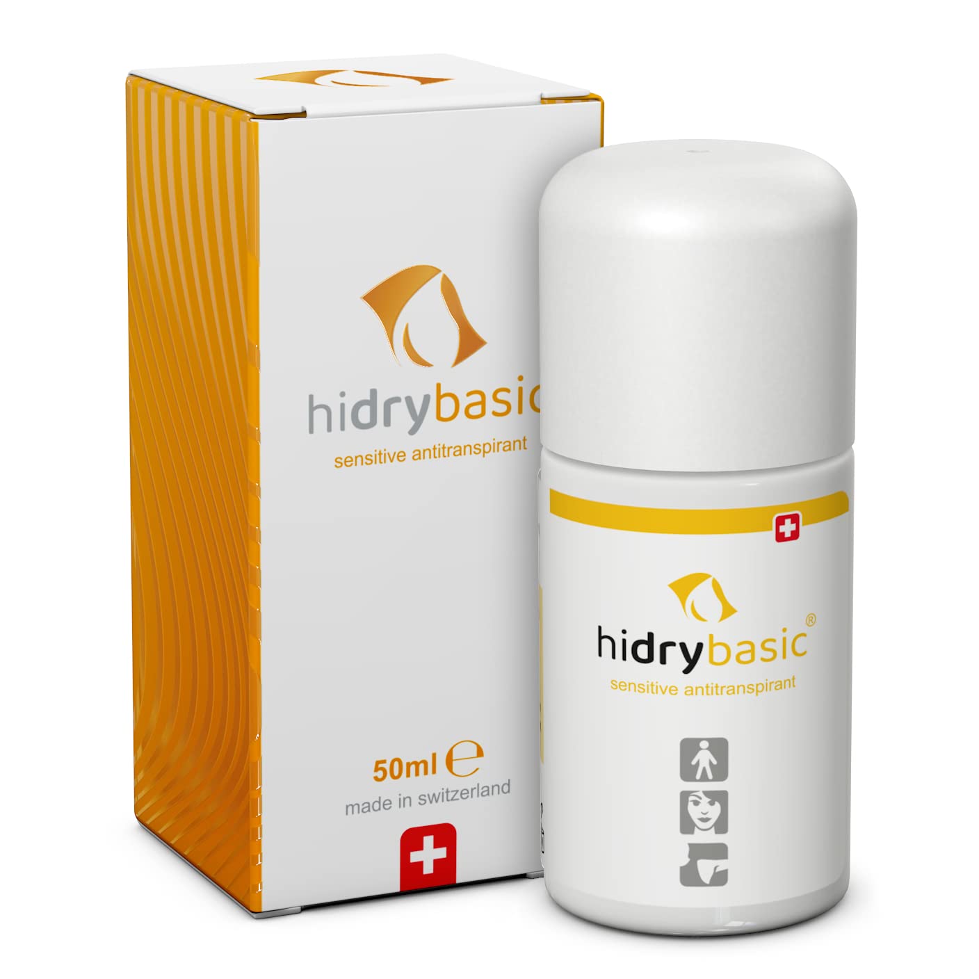 basic Antitranspirant - kein Deo - sensitives Antiperspirant mit Cooling-Effekt gegen Achselschweiß und Schwitzen an den meisten Körperregionen