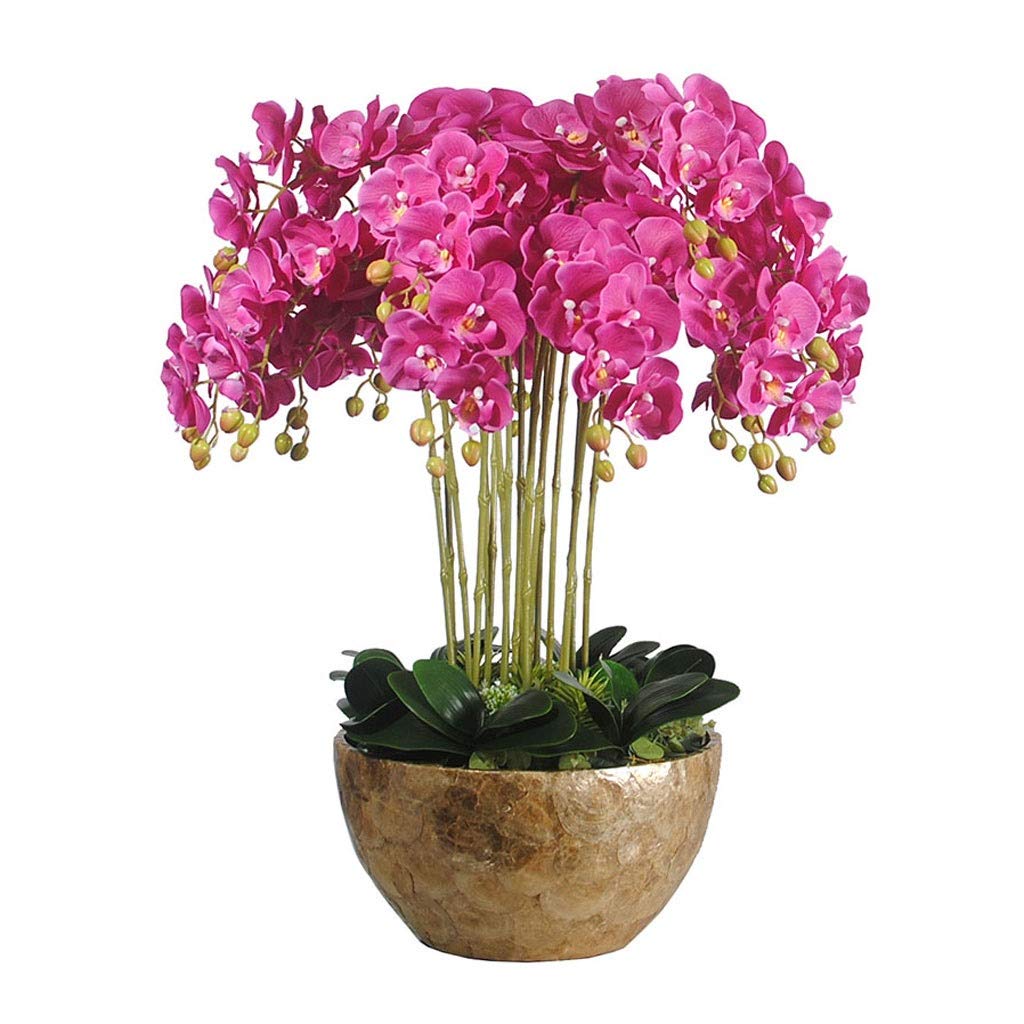 Fleurs artificielles en pot pour décoration de table et salon élégant