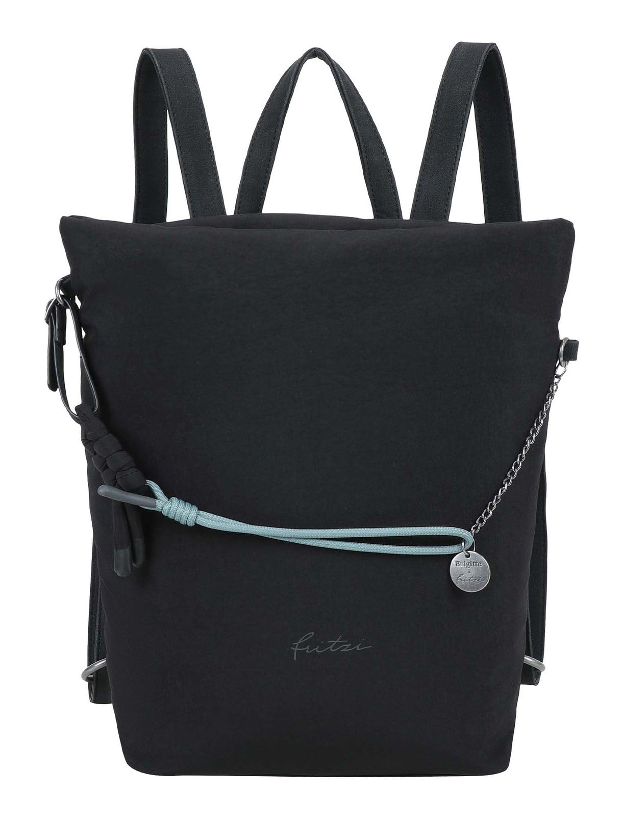 Fritzi aus Preussen Rucksack Umhängetasche Brigitte X Fritzi JU Limited Chain Sky Backpack Black schwarz