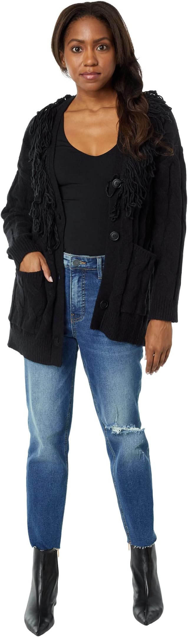 max studio cardigan sweater