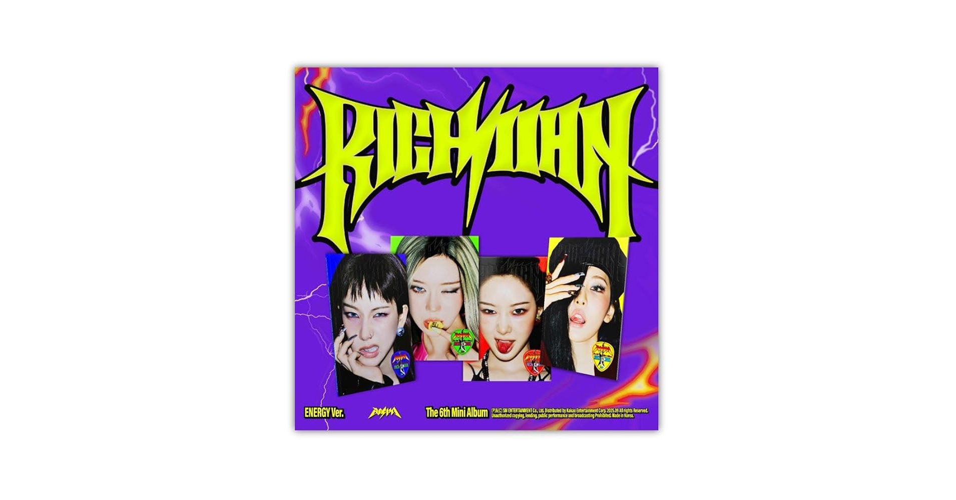 Amazon.co.jp: [ ENERGY Ver. ] aespa - 6th MINI ALBUM [ Rich Man