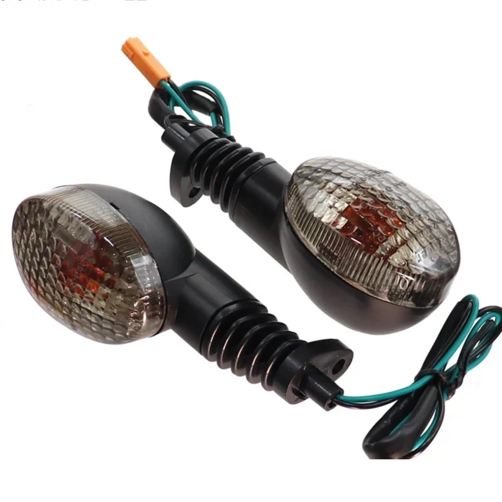 Moto Intermitentes Para XT660X Para XT660R3 2004 2005 2006 2007 2008 2009 2010 2011 2012 2013 2014 Para MT-03 660 2006-2012 Luz Intermitente De Señal De Giro(Black)