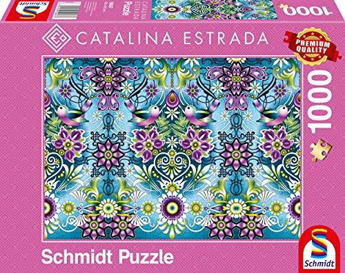 Preisvergleich Produktbild Schmidt Spiele Puzzle 59587 Catalina Estrada, Blauer Sperling, 1000 Teile