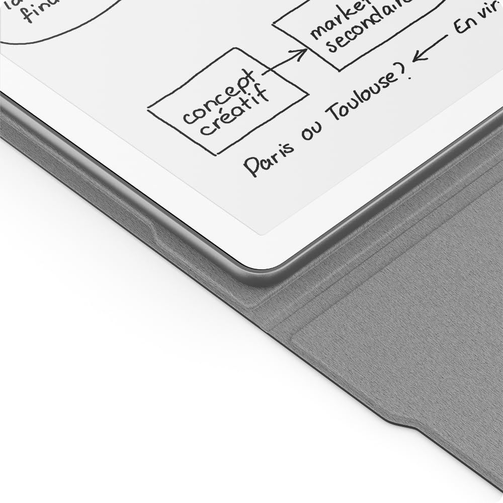 Étui à rabat avec système d'attache aimanté pour Amazon Kindle Scribe | Étui composé de matériaux d'origine végétale
