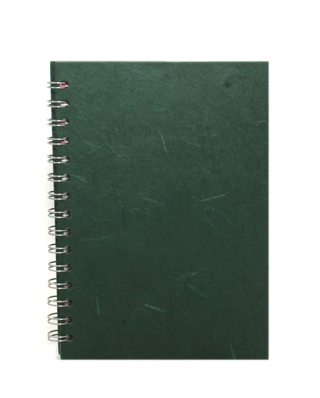 Pink Pig A5 Portrait Sketchbook | White Cartridge, 35 Leaves | Dark Green