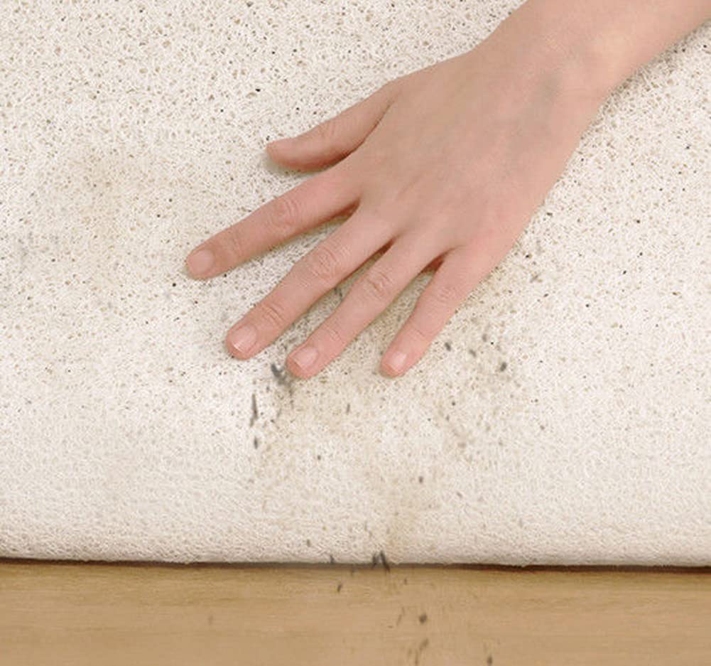 Tappetino Doccia In Luffa Con Scarico Veloce - Antiscivolo E Morbido Per Massaggio Piedi - Grandi Dimensioni