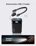 INIU Power Bank, Smallest 20000mAh Portable Charger Fast Charging 22.5W, Battery Pack with USB C Cable&LED Display, Phone Powerbank for Travel Essentials, for iPhone 17 16 15 Pro max Samsung iPad etc