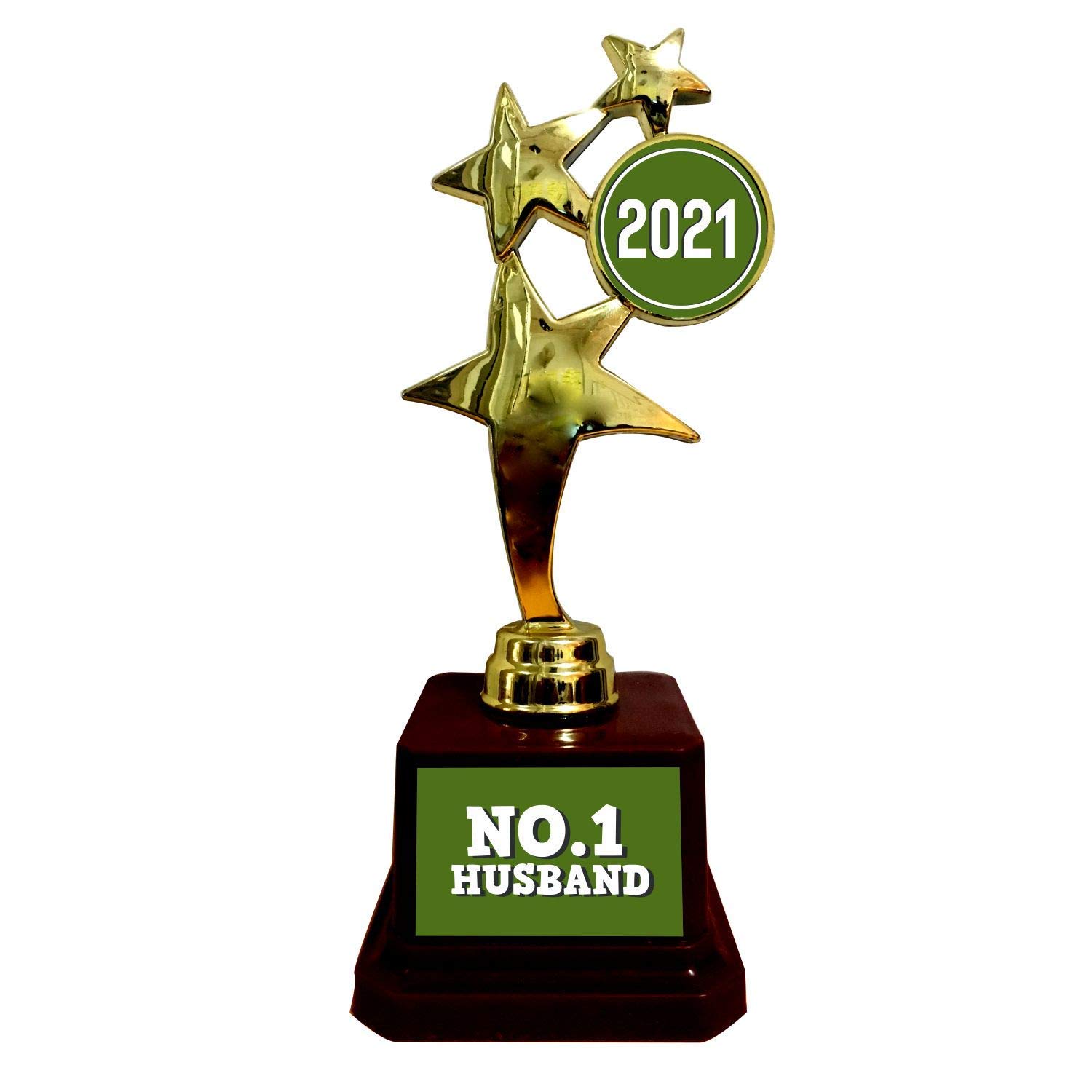 TheYaYaCafe Birthday Gifts for No. 1 Husband Star Award Trophy - Golden Alloy (B08SLYDS9N) Amazon Price History, Amazon Price Tracker