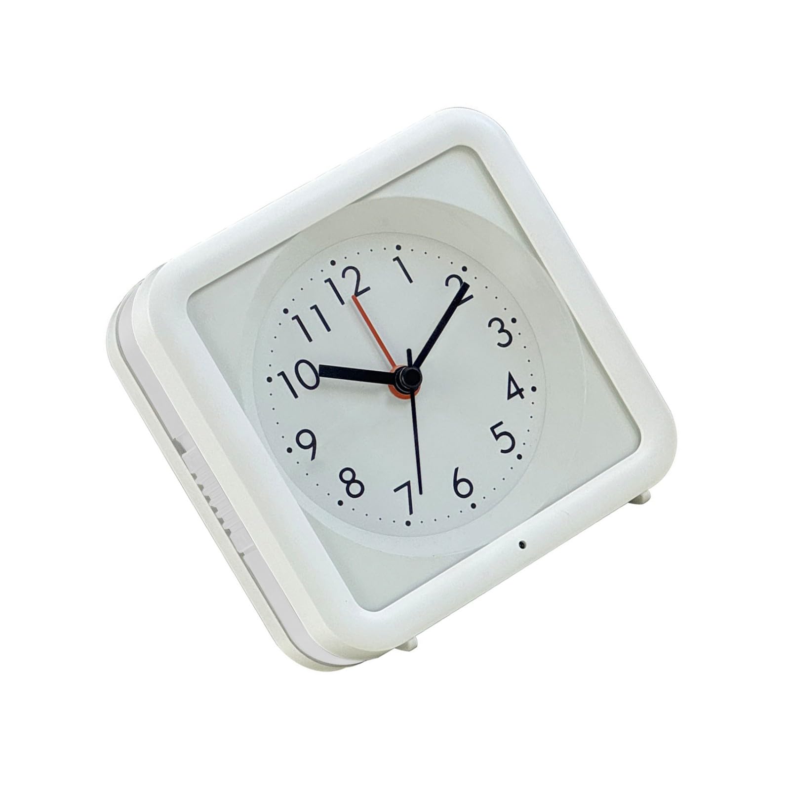 Kalttoy Easy to Operate Quiet Square Alarm Clock with Auto Light Sensing Feature Night Light Battery Operated Portable Gift Bedsides Alarm Clock