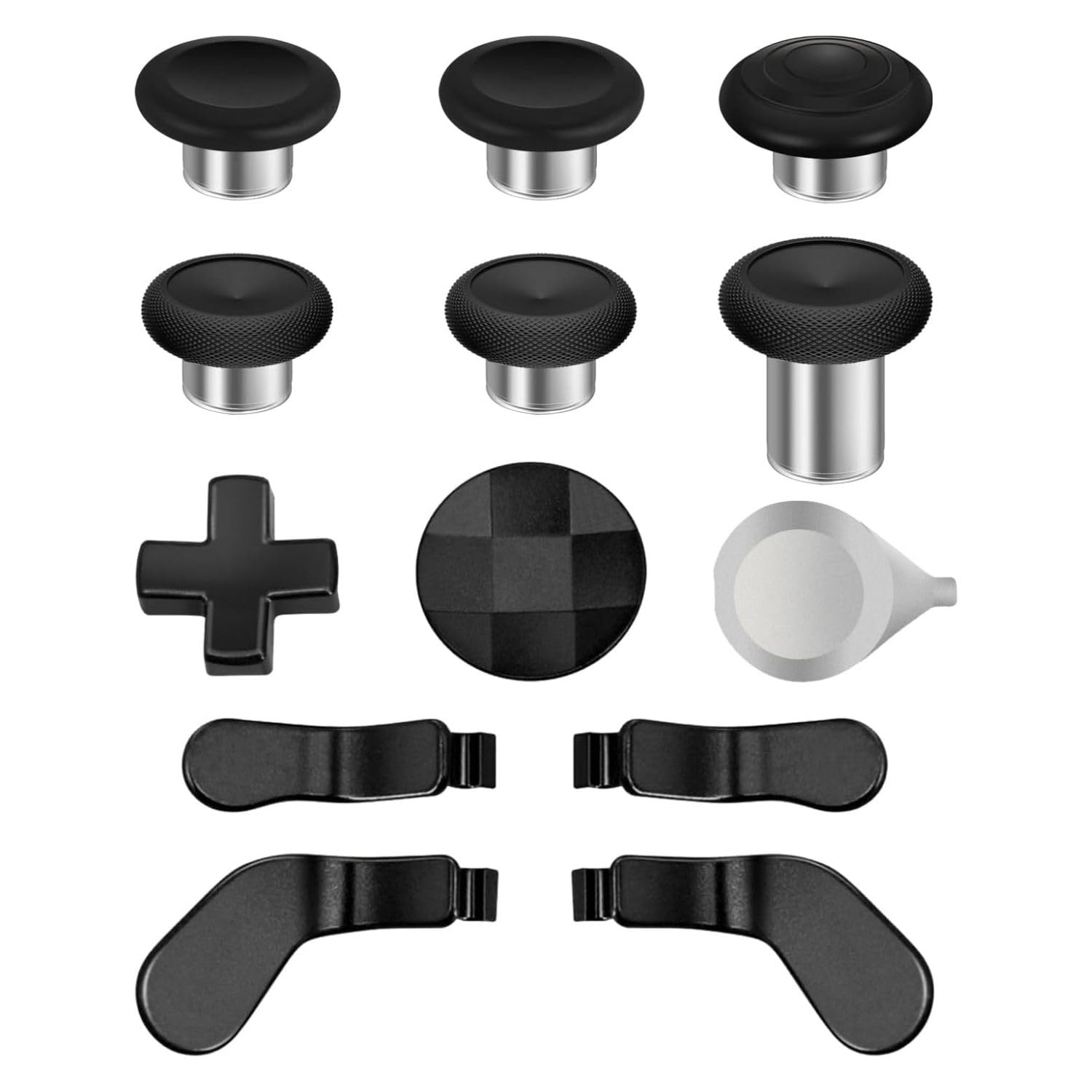 TNP 13 in 1 Accessories for Xbox Elite Controller Series 2 - Component Pack Kit Metal Thumbsticks Paddles