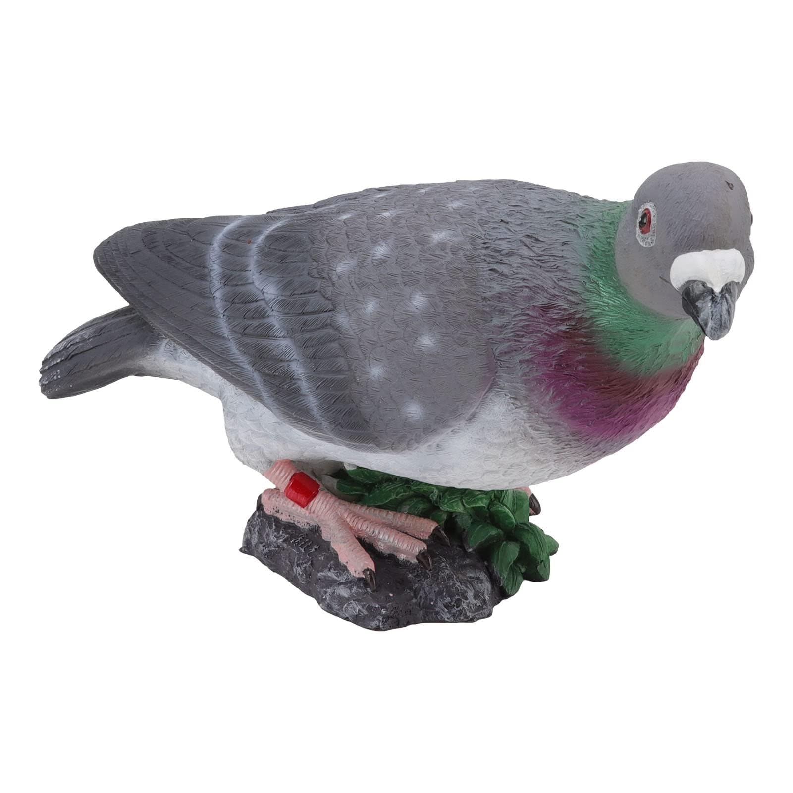 Gartendeko Taubenstatuen, Kunstharz, Vogelornamente, Taubenfigur, Tiergartenkunst for Gartenparty Geschenkidee für den Garten(Spread Wings 1)