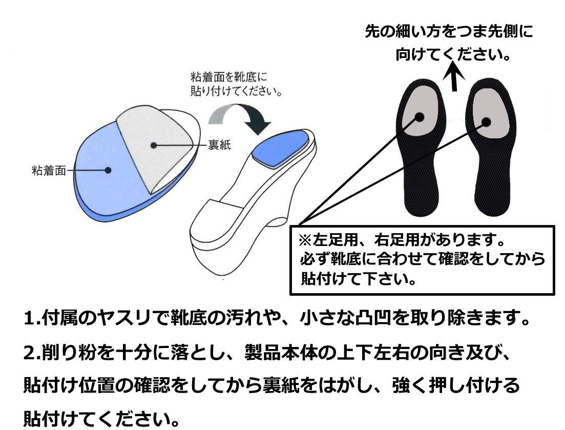 Amazon.co.jp: TTCH パレットソール つま先用 [ Sサイズ ] 【靴底の 