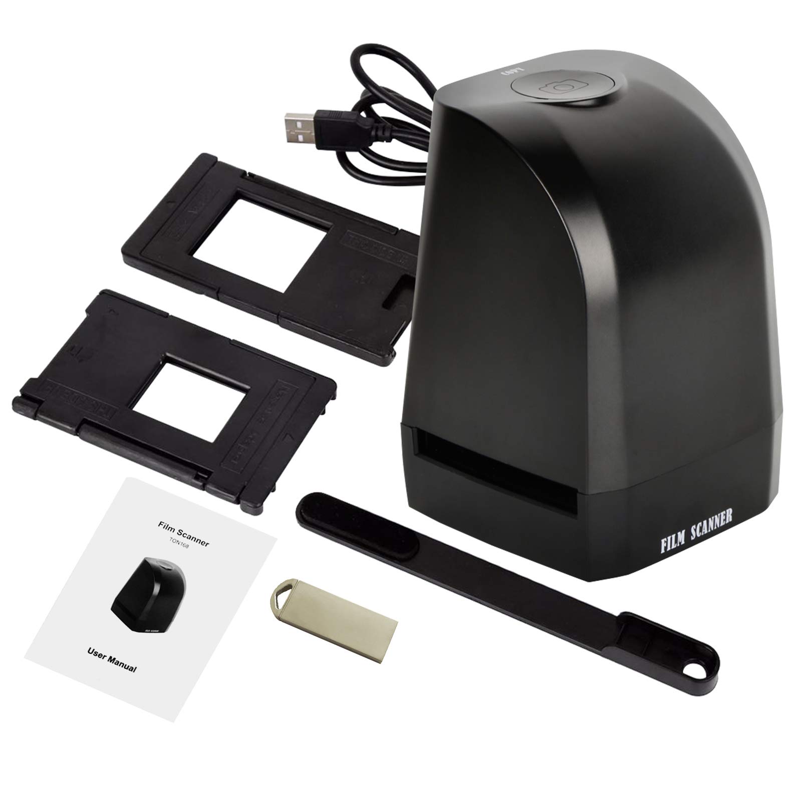 Portable 135 Film Slide Scanner Converter 8 Megapixel CMOS Convertire diapositive negativi in foto digitali JPEG con 2400dpi 4800dpi Scansione One Button Sistemi compatibili