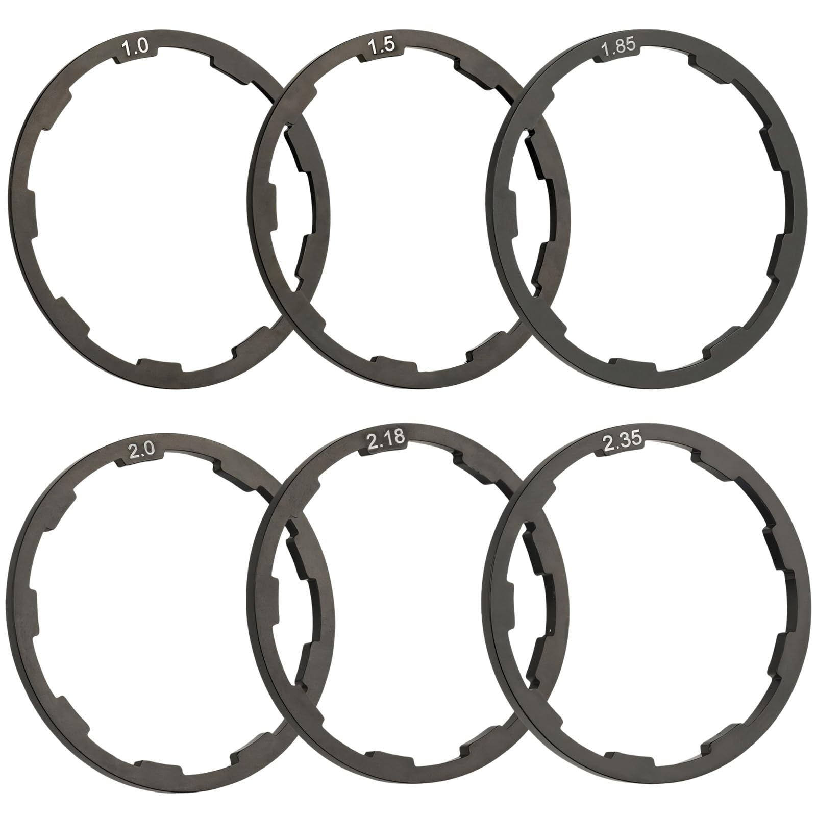 Frdhee 6Pcs Bike Hub Spacer Washer Set for MTB & Road Bikes