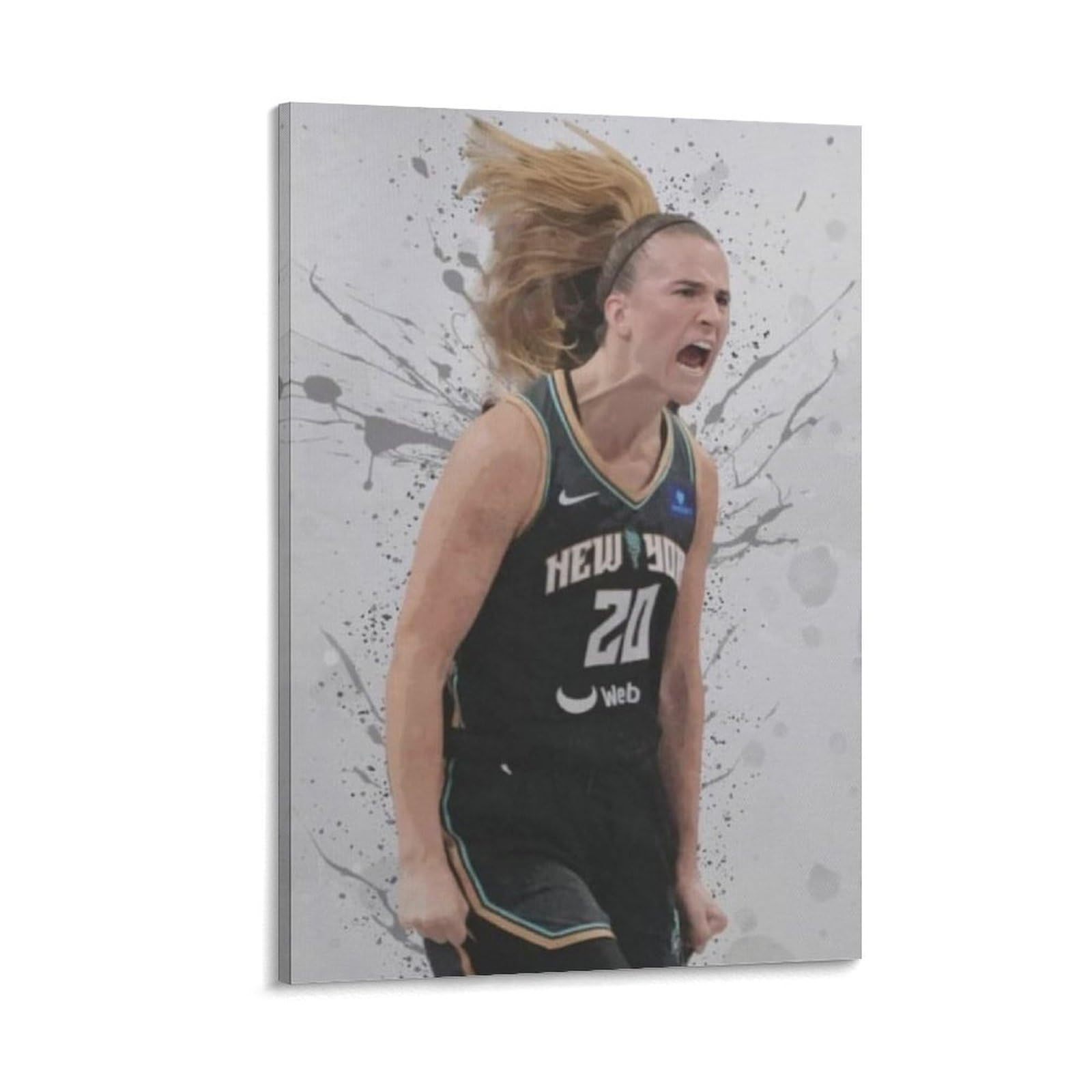 ASUIU Sabrina Ionescu Canvas Poster Wall Art Poster Prints Home Decor Picture Canvas Painting Posters 20x30inch(50x75cm)