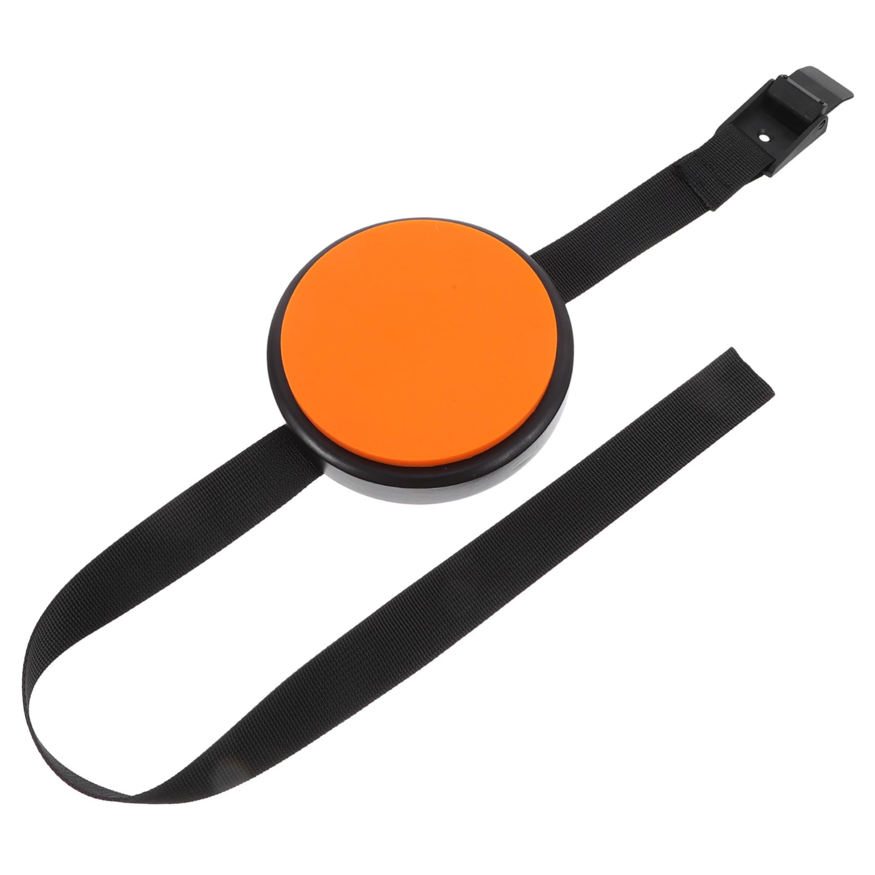 Yardwe Almohadilla De Práctica Para Batería De Silicona Naranja Portátil Correa Ajustable, Pad De Batería Silencioso Para Uso Casa y Entrenamiento De Percusión