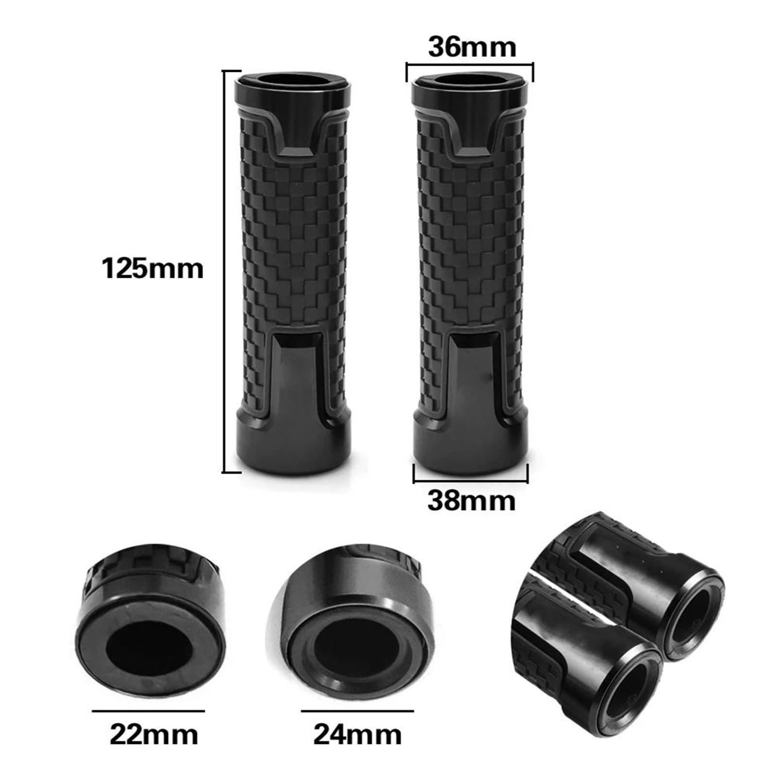 Freno a mano Accessori Per Leve Freno Frizione Moto Per Honda SH 350i 300i 150i 125i 350 150 125 300 2009-2021 2022 2023 2024 Manopole Manubrio Multicolore(Red)