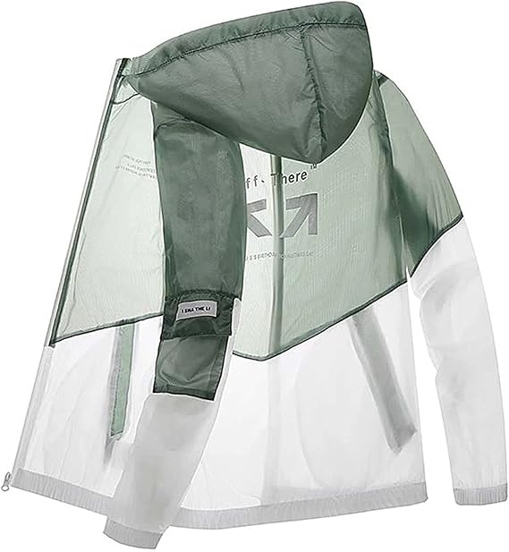 Amazon ジャケット メンズ 日焼け止め 長袖 釣り服 薄手 夏用 ウィンドブレーカー 暑さ対策 熱中症対策 シャツ 大きいサイズ スタジャン トップス スポーツ アウトドア ファッション カジュアル おしゃれ 防風 通気 軽量 ジャンパー 男女兼用 M 4xl コート