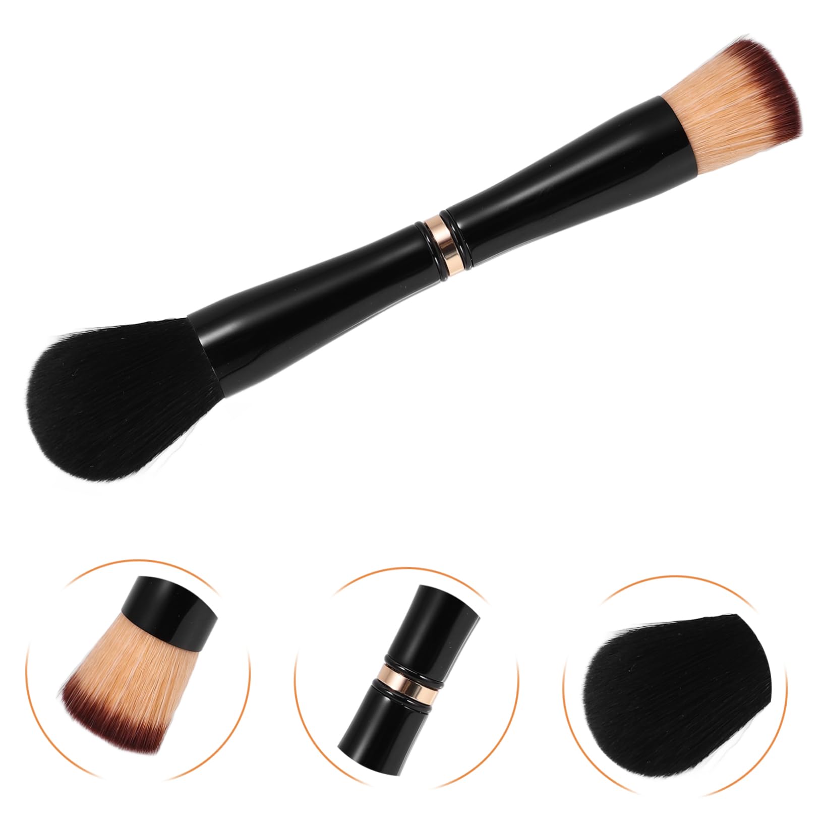 FOMIYES 5st Pinsel Pulver-stiftung Rougepinsel -grundierungspinsel Loser Puderpinsel Concealer Pinsel Kosmetik-grundierungspinsel Wellpappe Aus Seiden-nylon-wolle
