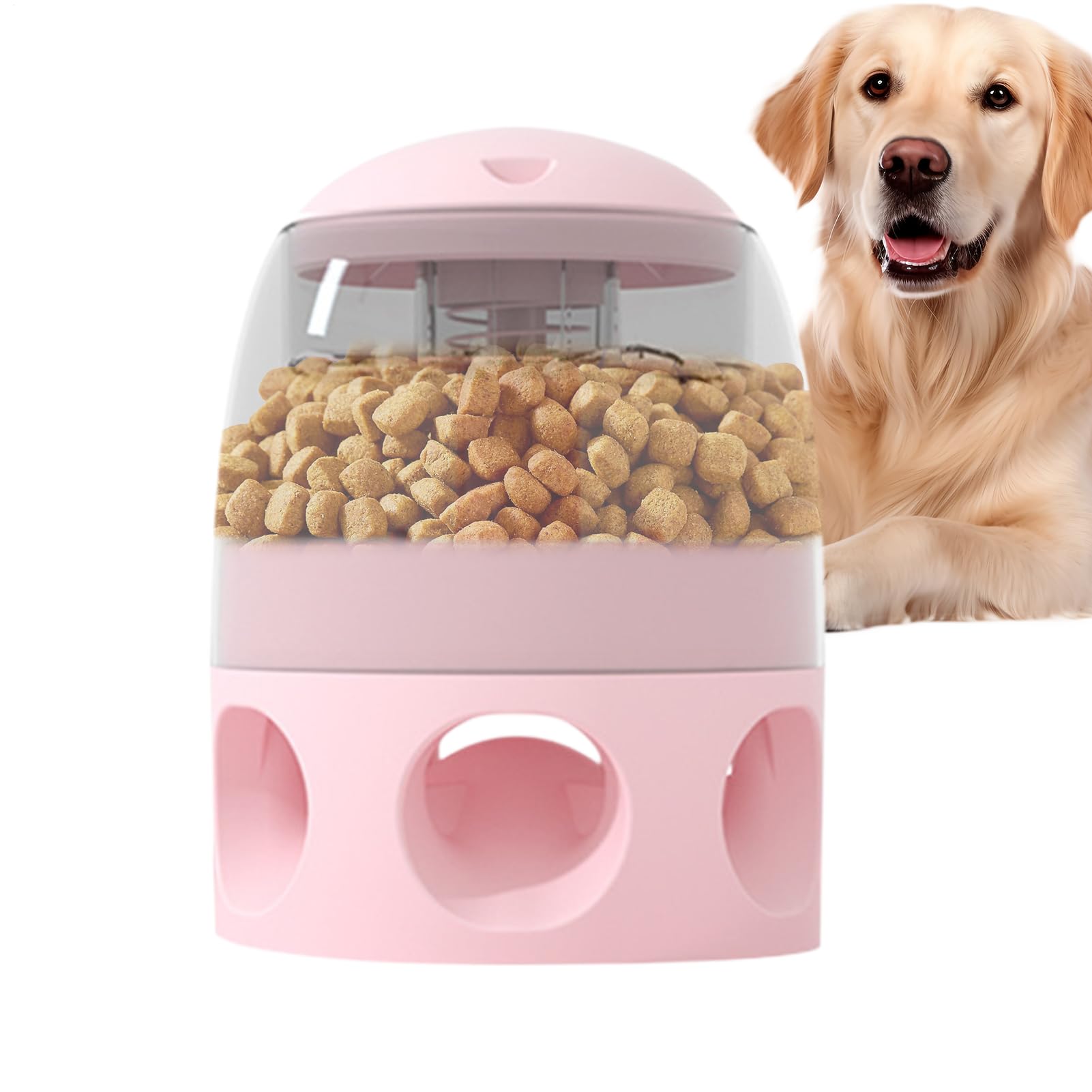 Giocattoli per cani con erogazione di, mangiatoia | interattiva lenta con grande capacità, dispenser di cibo staccabile per allenamento, stimolazione mentale e abitudini aliment