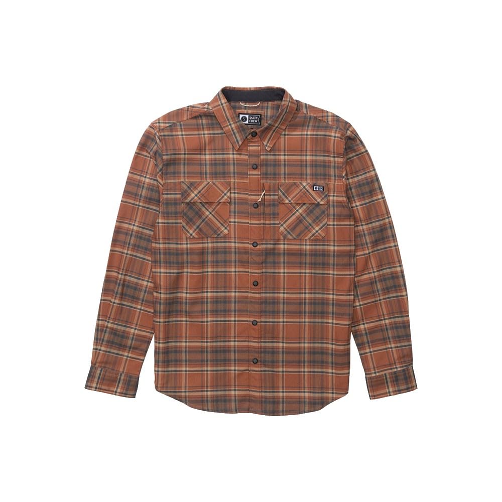 Salty Crew Camisa De Manga Larga Fathom Tech Flannel XL