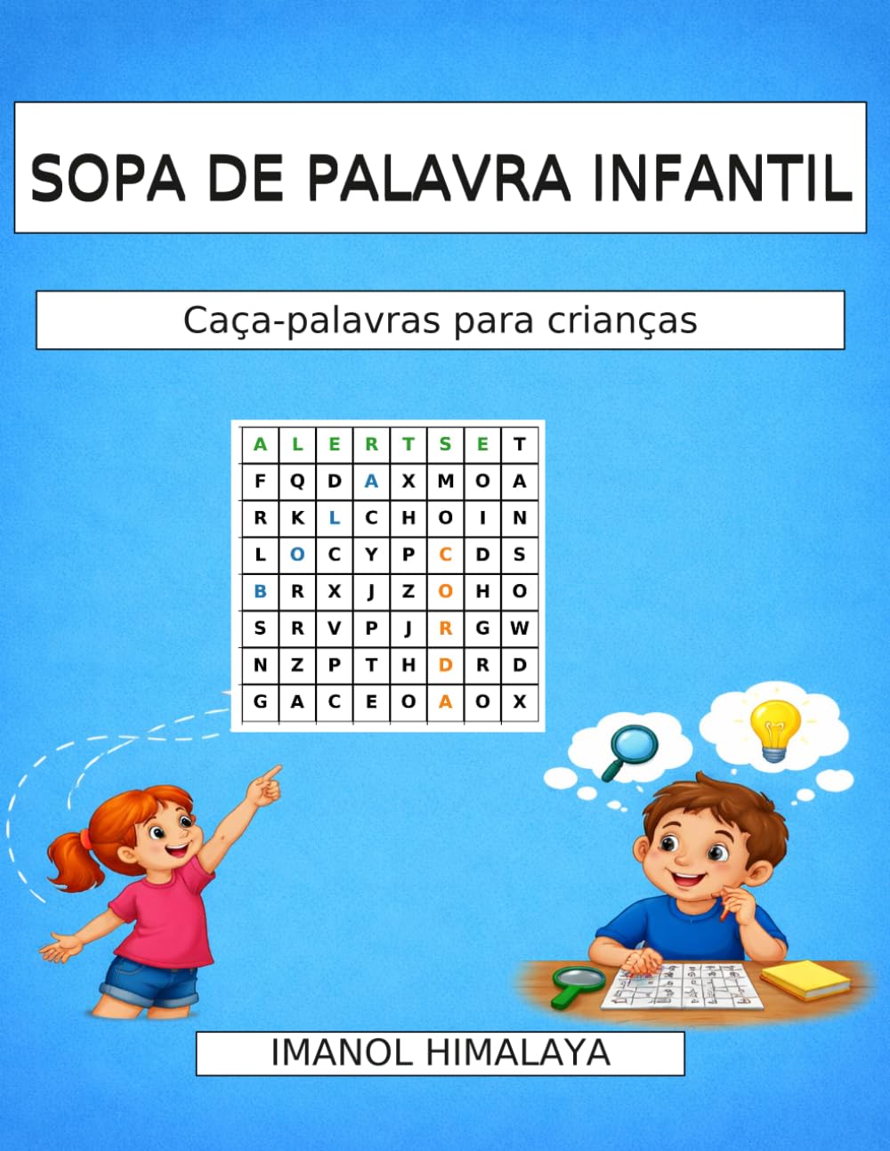 SOPA DE PALAVRA INFANTIL: Caça-palavras para crianças