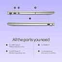 HP 15, 13th Gen Intel Core i3-1315U Laptop (8GB DDR4, 512GB SSD) Anti-Glare, Micro-Edge, 15.6"/39.6cm, FHD, Win 11, MSO 21, Silver, 1.59kg, Intel UHD Graphics, 1080p FHD Camera, 15-fd0465TU gallery image