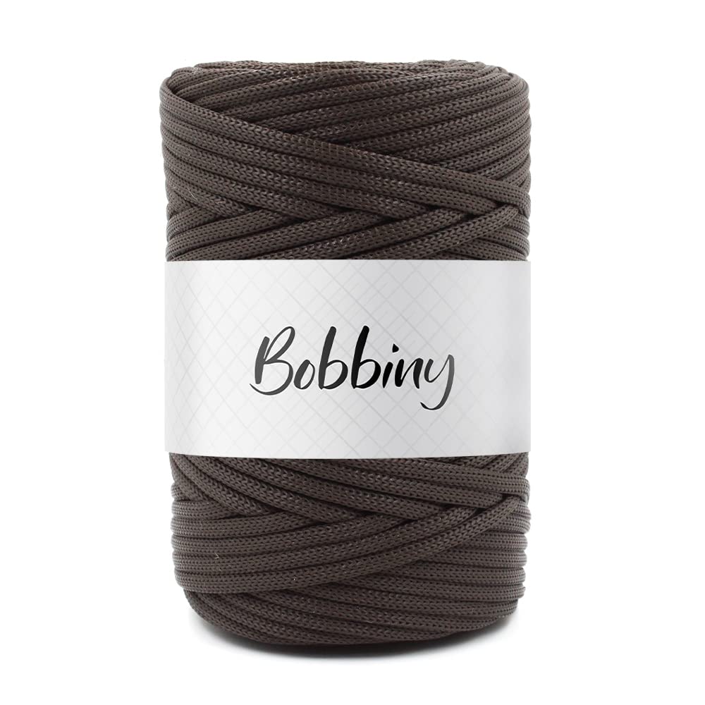 BOBBINYBraided/Knitted Nylon Macrame PP Knot Thread and Beading Cord Rope | Black | 3mm,100Mtr.