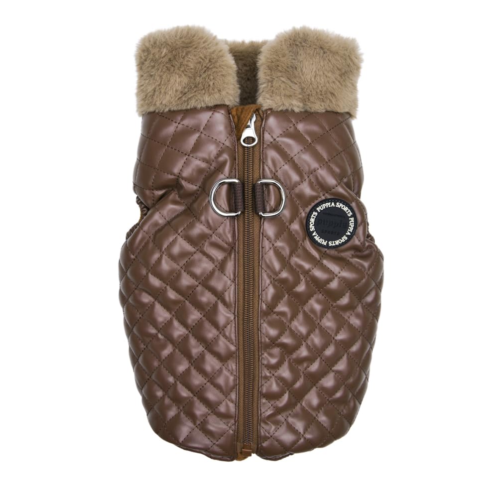 DIA QUILTED VEST JUMPER Dog coat Brown M