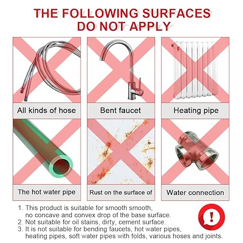 Miniatura 9 de Maveek - 2 rollos de cinta transparente para calafatear, tira selladora autoadhesiva de 4 pulgadas x 5 pies (1.65 yardas), cinta de sellado de PVC