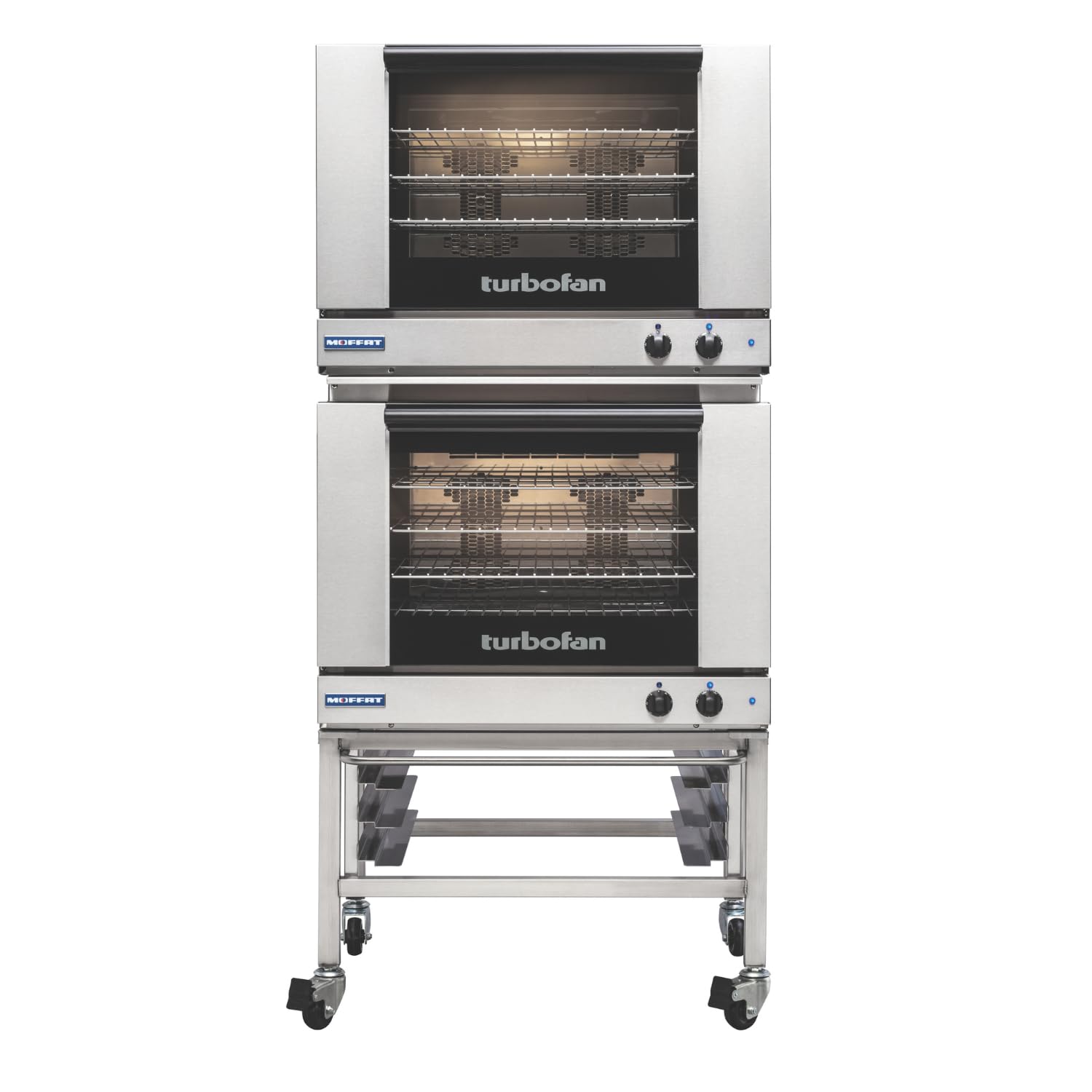 Moffat (2) Ovens w/ Casters | 208V / Full Size / Stainless Steel Commercial Ovens