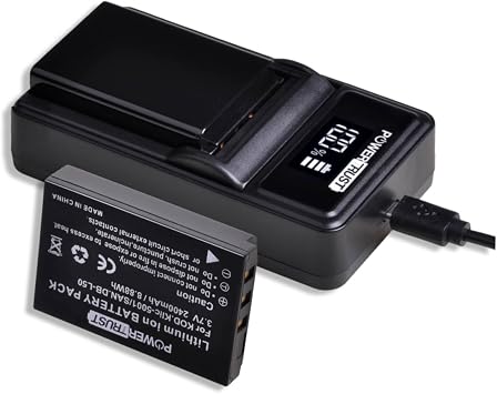 2X KLIC-5001 DB-L50 Battery + LED USB Charger for Sanyo DB-L50 Kodak P850 Z760 DX7590 DX7630 Zoom Sanyo DMX-FH1 FH11 HD1000 HD2000 VPC-WH1 VPC-HD1010 HD2000 Camera