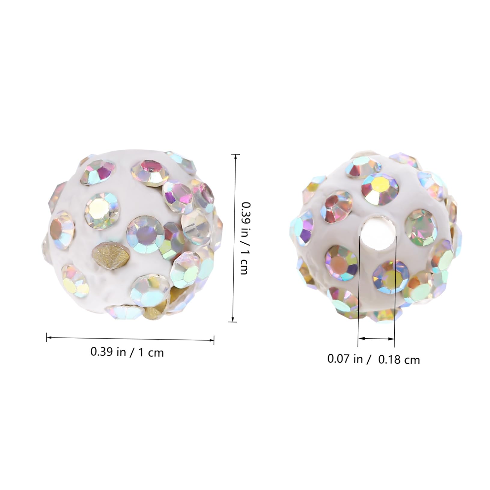 Operitacx 500piezas Abalorios De Rhinestone Para Fabricación De Joyas Brillantes Para Pulseras y Manualidades