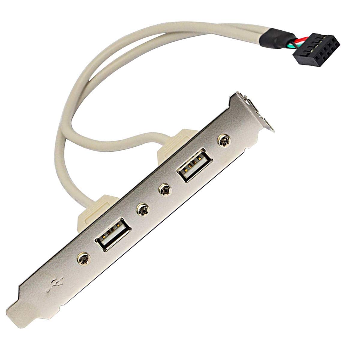 Amazon.co.jp: PCIブラケット用 USB2.0 x 2ポートIDC 9/10 ピン