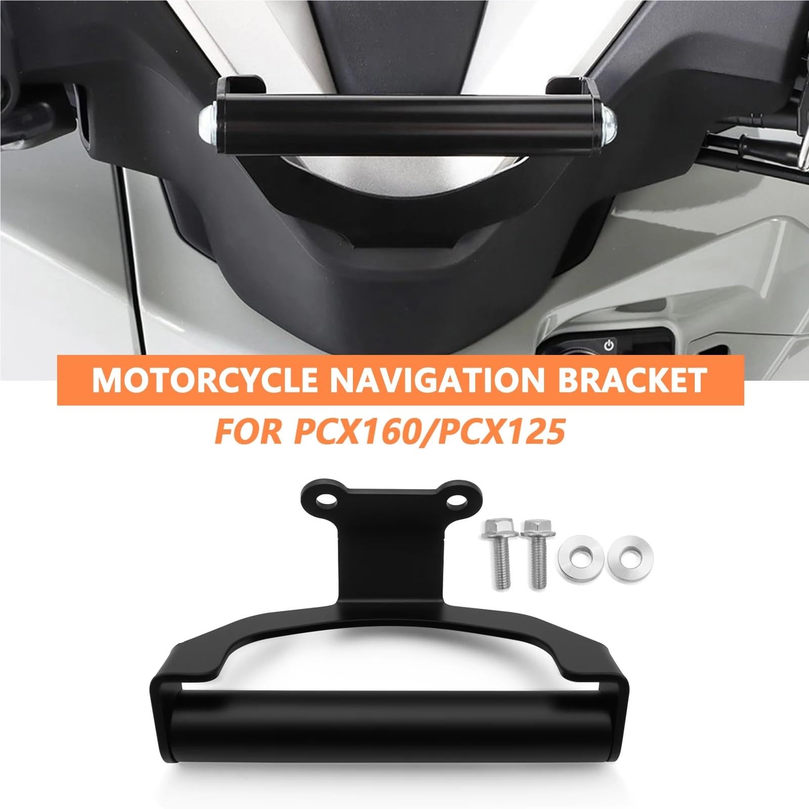 Uchwyt do nawigacji GPS uchwyt Uchwyt na urządzenie GPS, uchwyt na telefon, uchwyt na nawigację motocyklową, pasuje do PCX 160 125 2025
