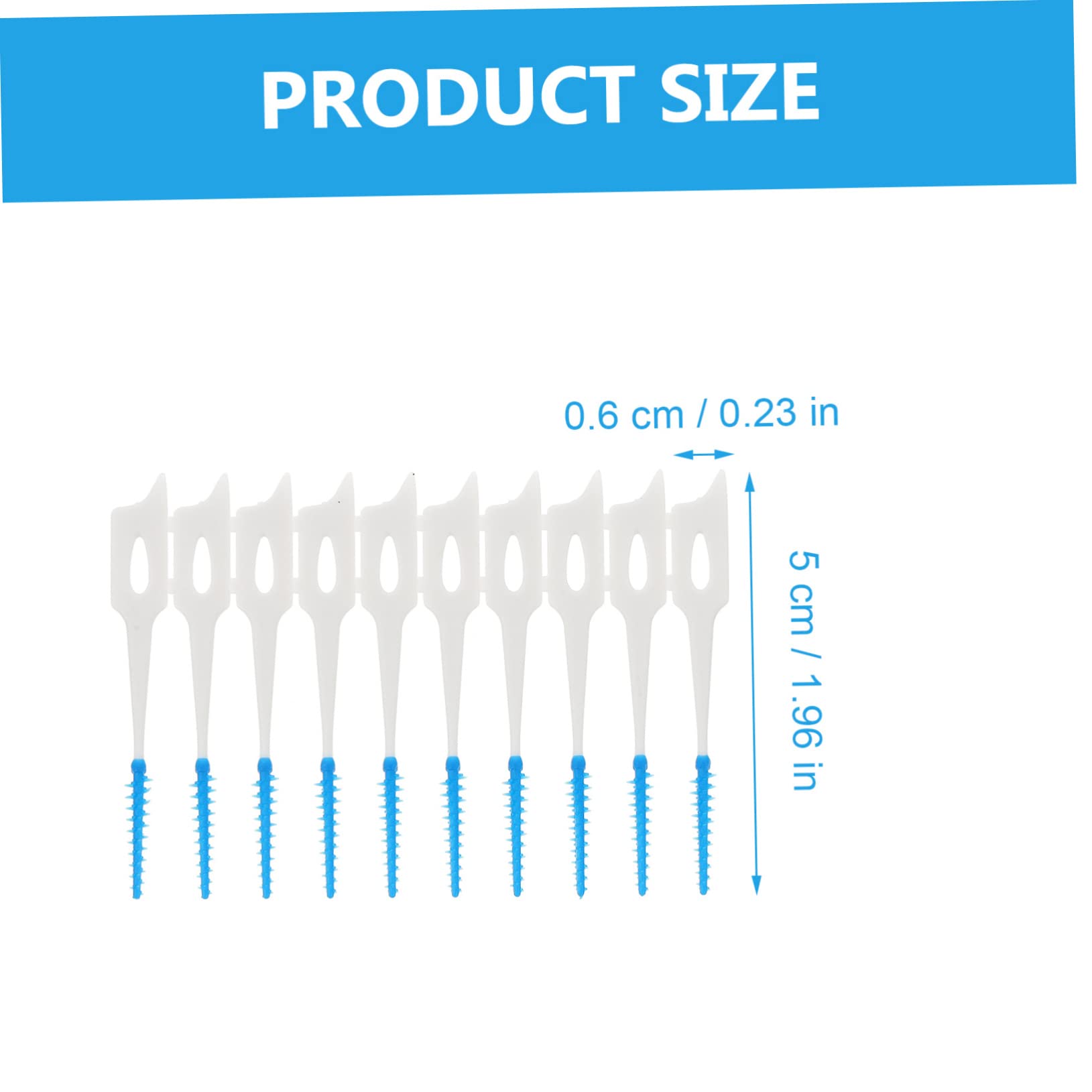 Didiseaon 80pcs Interdental Brush Set Floss Dispenser for Oral Care Accessories Tooth Cleaning Brush for Gaps Personal Oral Care Tool