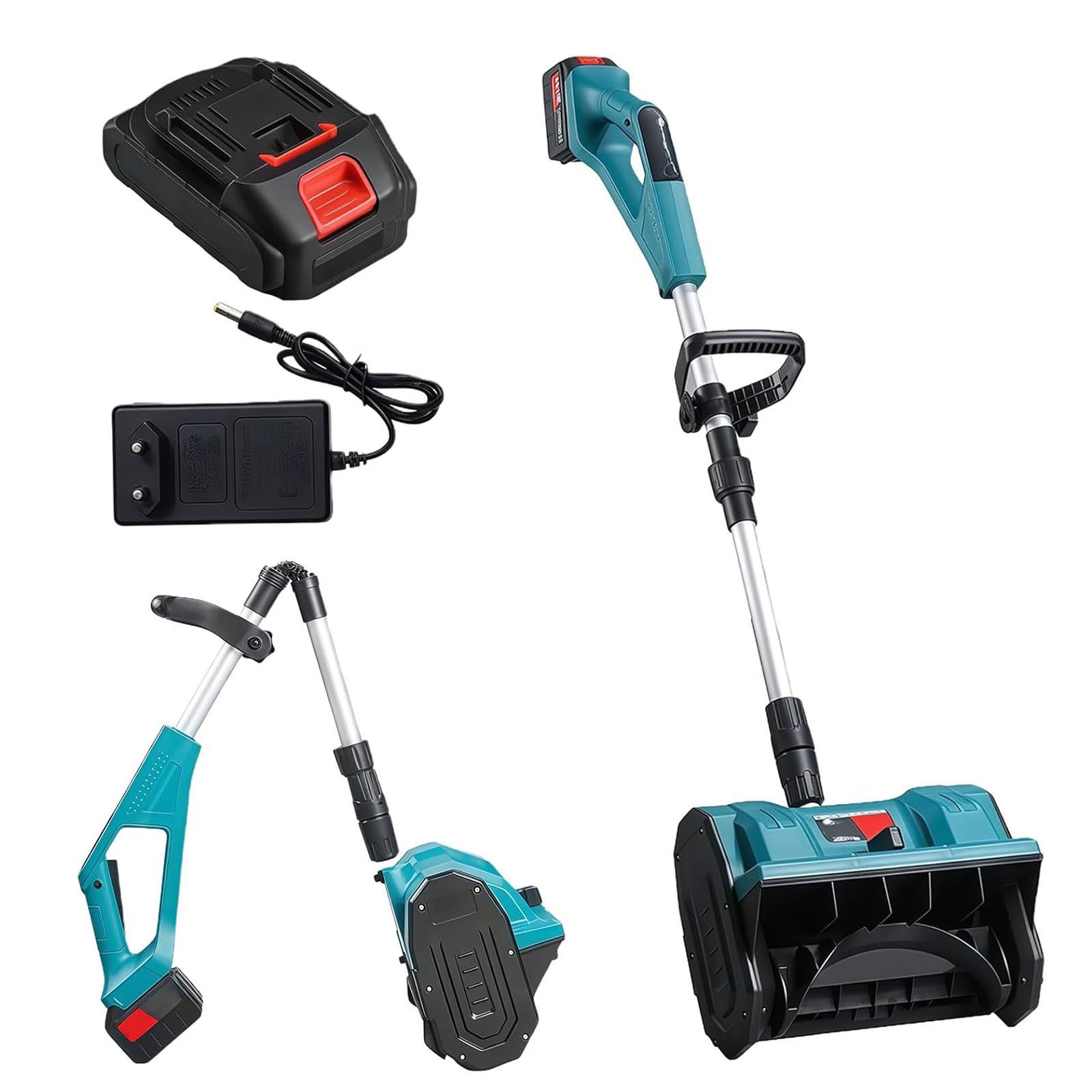 Pelle à neige sans fil avec batterie souffleuse électrique 13 pouces et moteur léger 4.0 Ah