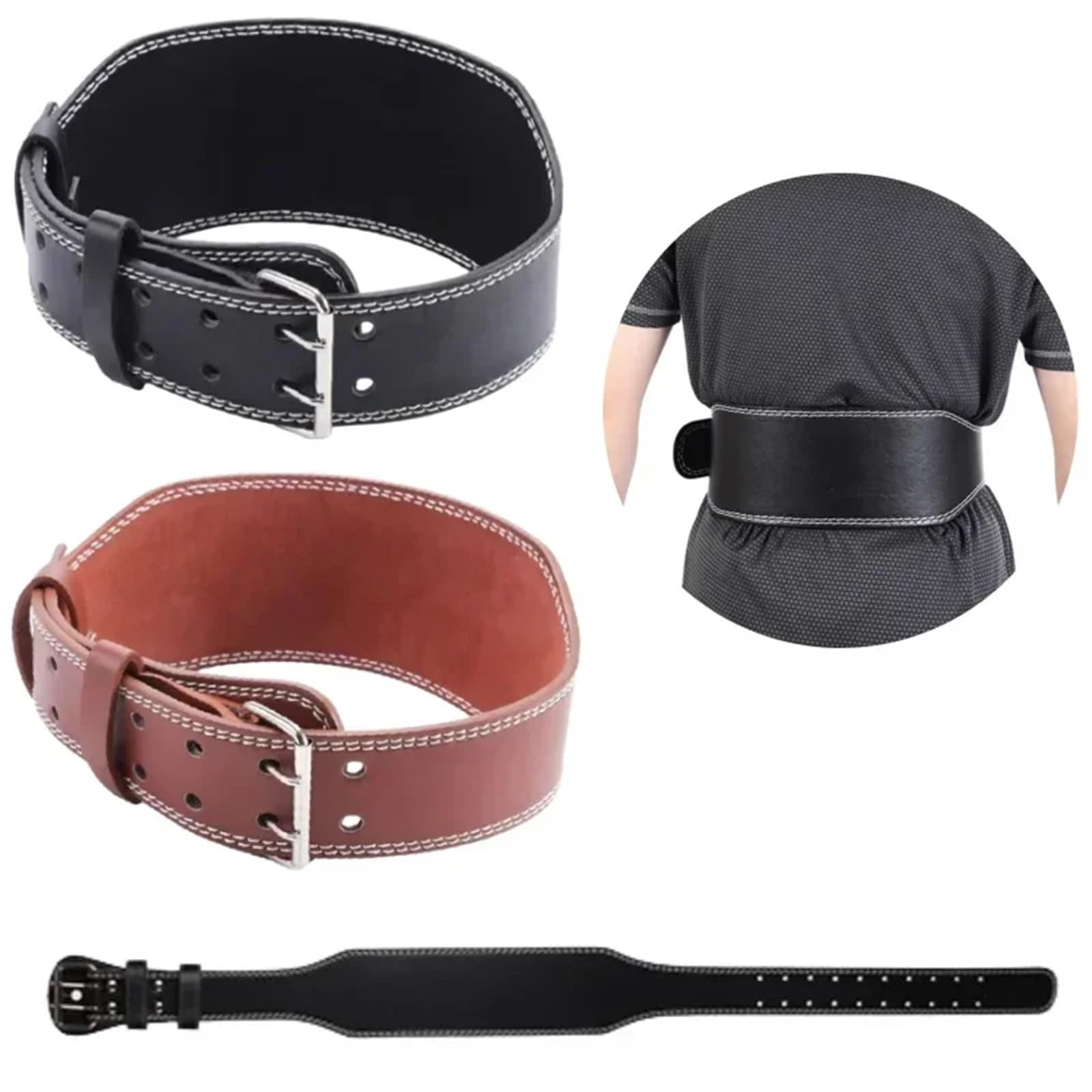 Cinturones de levantamiento pesas ancho for hombres y mujeres, cinturón sentadillas for gimnasio, soporte espalda for, entrenamiento funcional Para Musculación Halterofilia