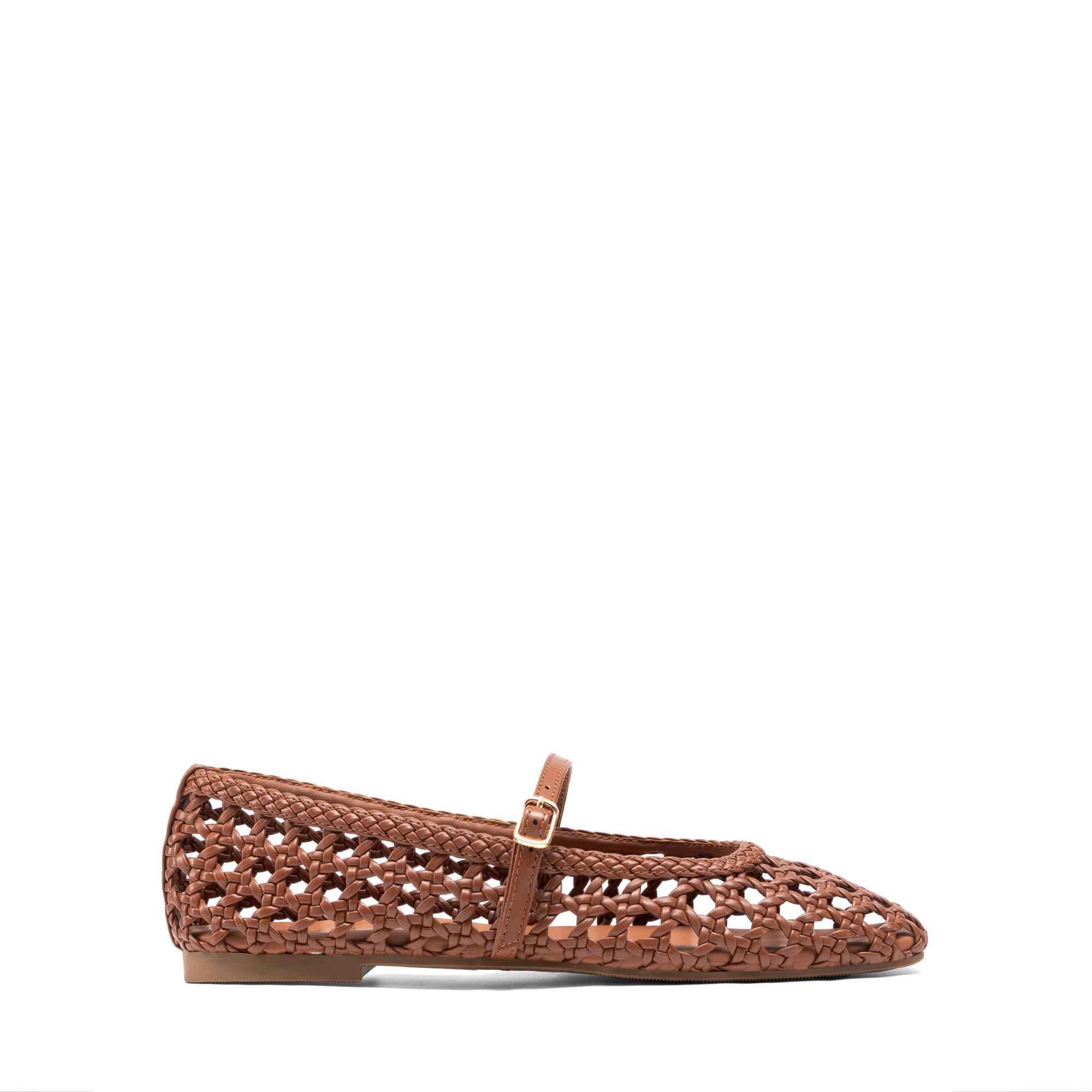 DREAM PAIRS Intrecciato Ballerine Mary Jane da Donna, Eleganti e Comode, con Cinturino Regolabile con Fibbia per Lavoro, Tempo Libero, Viaggi