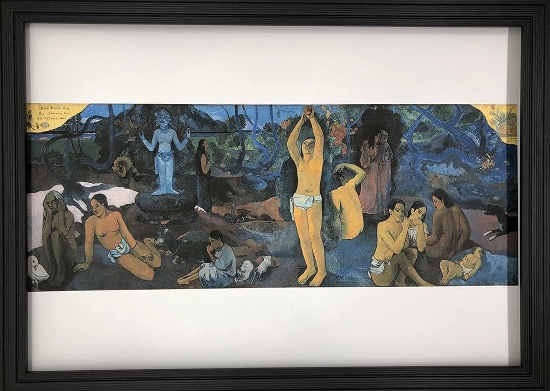 Amazon ポール ゴーギャン 我々はどこから来たのか 我々は何者か 我々はどこへ行くのか ポスター 輸送用 額付き ホビー おもちゃ 名画 絵画 グッズ インテリア コレクション 雑貨 アイドル 芸能人グッズ 通販